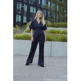 SISTERS POINT - GISELA - Jumpsuit - Navy - Lang/maxi - Losse Pasvorm