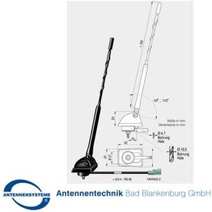Passieve Dakantenne FM/DAB/DAB+