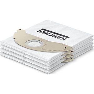 Kärcher - 2.863-371.0 - Fleece Filterzakken - 4 Stuks - Drielaags Vliesmateriaal