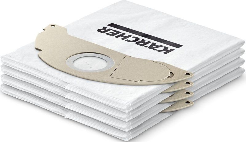 Kärcher - 2.863-371.0 - Fleece Filterzakken - 4 Stuks - Drielaags Vliesmateriaal