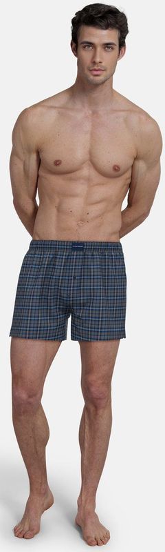 TOM TAILOR - Boxershorts - Blauw - 2-pack - Wijde