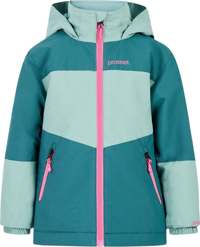 Protest Prtbix - Skijas Meisjes - Kleuter - Winterjas - Skipasvak - Waterkolom 10K – Rainstorm Blue