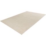 Lalee Trendy Uni- laag polig- vloerkleed- velours- velvet look- glans- uni kleur- effen tapijt- 240x330 cm ivoor gebroken wit