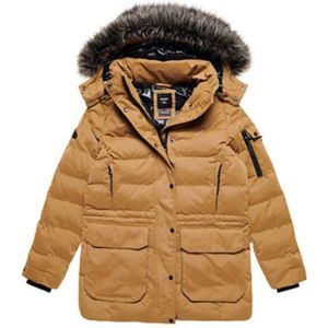 SUPERDRY Microfibre Expedition Parka Vrouwen Sandstone - Maat XS
