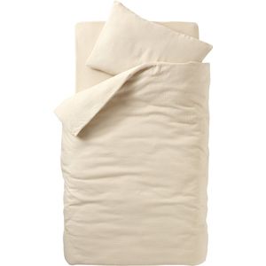 Vertbaudet - Babyset - Effen - Dekbedovertrek en Kussensloop - Biologisch Katoen