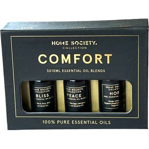 Luxe Geur olie Essential Oil Pack Comfort - 3 x 10ML - Bliss, Hope, Peach