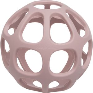 Baby's Only Siliconen Baby Speelbal - Speelgoedbal - Oud Roze - Baby Cadeau