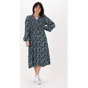 MSCH Copenhagen Kalika Jalina Dress Aop Jurken Dames - Rok - Jurk - Blauw - Maat S