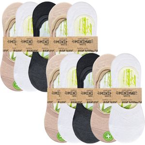 green-goose® Bamboe Footies | 5 Paar | Choco Kleuren | Maat 35-39