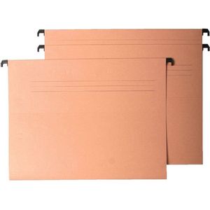 Hangmap quantore fo 3cm bodem chamois | Omdoos a 25 stuk | 25 stuks