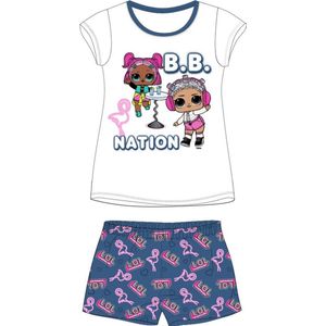 LOL Surprise Shortama / Zomer Pyjama - blauw - maat 104