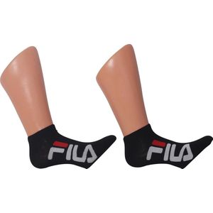 Fila - Uni - Invisible socks urban coll.2-pack - Zwart - 35-38