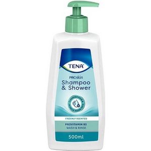 Tena Shampoo and Shower 500 ml - 20 flesjes van 500 ml