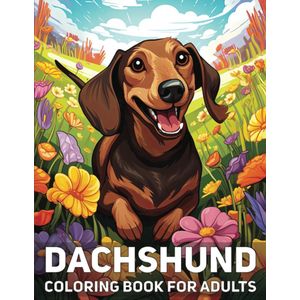 Dachshund Coloring Book - kleurboek voor volwassenen