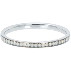 Zirconia white opal - iXXXi - Vulring zirconia 2 mm - Silver