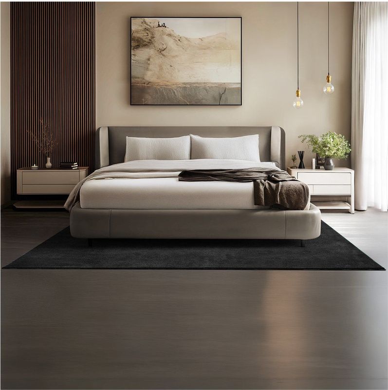 Soft Zone - Vloerkleed - Zwart - 160 x 230 cm