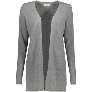Jacqueline de Yong Vest Jdyprime Life Open Cardigan Knt 15350887 Medium Grey Melange Dames Maat - XXL