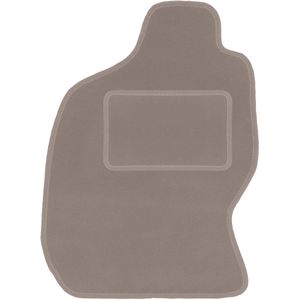 Beige bestuurdersmat voor: Nissan Patrol Y61 GU GR off-road (1998-2004)