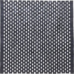 Sealskin -  Woodblock Badmat 60x60 cm - Teak -  Zwart