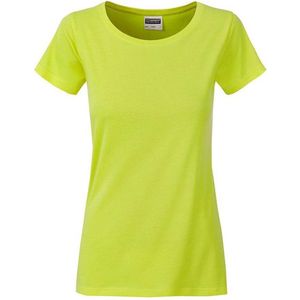 James and Nicholson Dames/dames Basic Organic Katoenen T-Shirt (Zuurgeel)