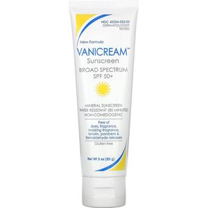 Vanicream - Zonnebrand voor de Gevoelige huid - SPF 50 - Zonnebrand voor het gezicht - 85g