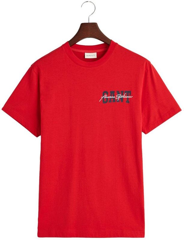 Gant - Arch Script - T-shirt - Katoen - Korte Mouwen