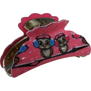 Jessidress® Haarklem Dames Haarkam Stevige Haarclip Haarklemmen - Fushia