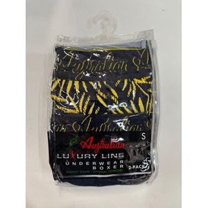 Australian - Boxershort - Geel-Zwart - Set van 2