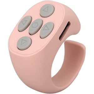 Green Glow - Draadloze Afstandsbediening Smart Ring Bluetooth 5.3 voor Elektronisch Boek - Roze