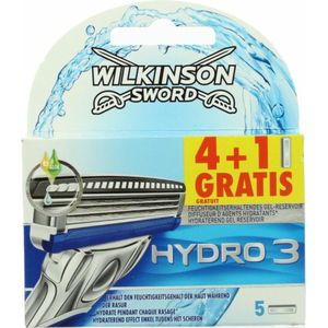 Wilkinson Sword Hydro 3 scheermesjes 5 messen. 5 Stuk