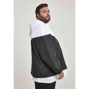 Urban Classics - 2-Tone Tech Windrunner jacket - S - Wit/Zwart