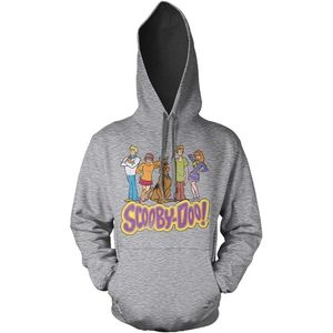 Team Scooby Doo Distressed Hoodie Heather-Grey-S