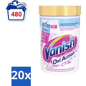 Vanish Oxi Action - Vlekkenverwijderaar Poeder - Witte Was - 710 Gram - Bulkverpakking - 20 stuks