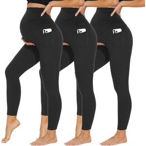Hoge Taille Zwangerschapslegging voor Dames - Comfortabele en Zachte Yogaleggings
