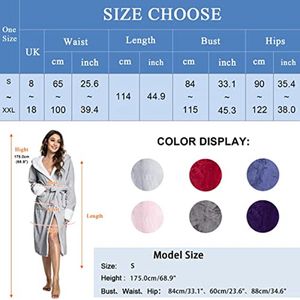 Dames Fleece Badjas - Zachte Oversized Huiskleding met Capuchon en Zak - Ideaal voor Winter