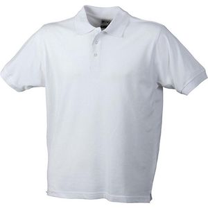 James and Nicholson Heren Werkkleding Heren Polo (Wit)