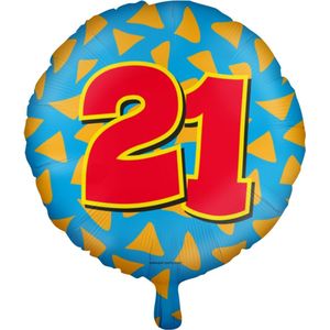 Paperdreams - Folieballon Happy Party 21 jaar (45 cm)