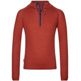 Trollkids Kids Lofoten Half Zip Merinoshirt (Kinderen |rood)