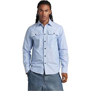 G-star Panel Cargo Regular Fit Shirt Met Lange Mouwen Blauw S Man