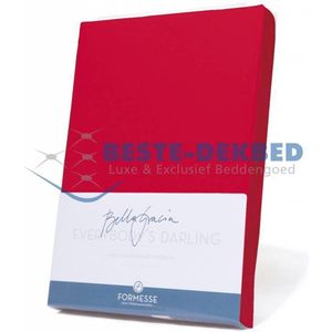 Bella Gracia Jersey Hoeslaken - Rood (0185)