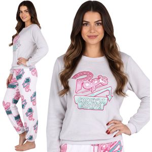 RIVERDALE Tweedelige, WARME pyjama voor dames, POLAR pyjama met lange mouwen