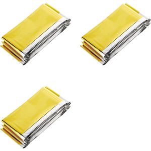 Nooddeken - Thermisch deken - Overlevingsdeken - Nood deken - Deken - Reddingsdeken - Noodpakket - Isolatiedeken - Safety - Goud - Zilver - Onderkoeling - Oververhitting