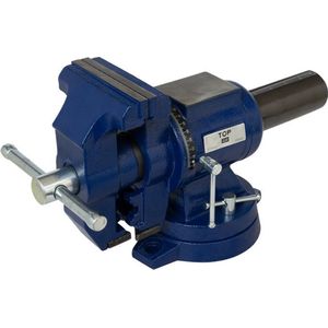 Bankschroef 125 mm draaibaar multifunctioneel - TOPGEAR