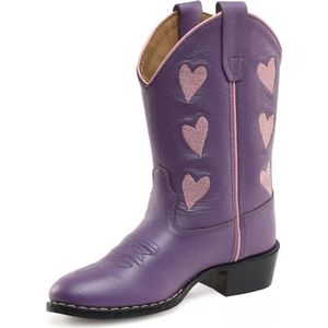 Bootstock Hearts Purple Cowboyboots maat 24