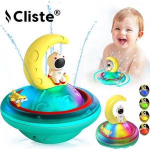 Anoush - Badspeelgoed baby - Badspeeltjes - Inclusief vliegende vliegtuig - Sensor fontein - lichtgevend - muziek