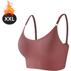 Bovista BH Zonder Beugel - Zonder Bandjes - Push-up Bh's - Comfort Beha - Gemengd - Paars - Maat S