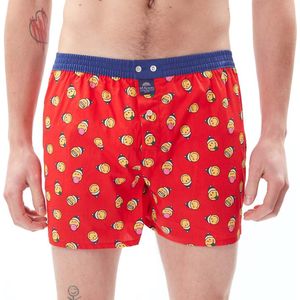 McAlson Boxershort Christmas Smiley Red Kerst M - Giftbox