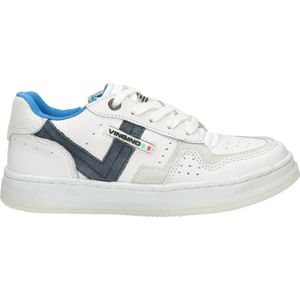 Vingino Javi jongens sneaker - Blauw wit - Maat 32