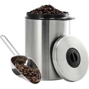 Xavax RVS-blik Voor 1 Kg Koffiebonen Met Schepje