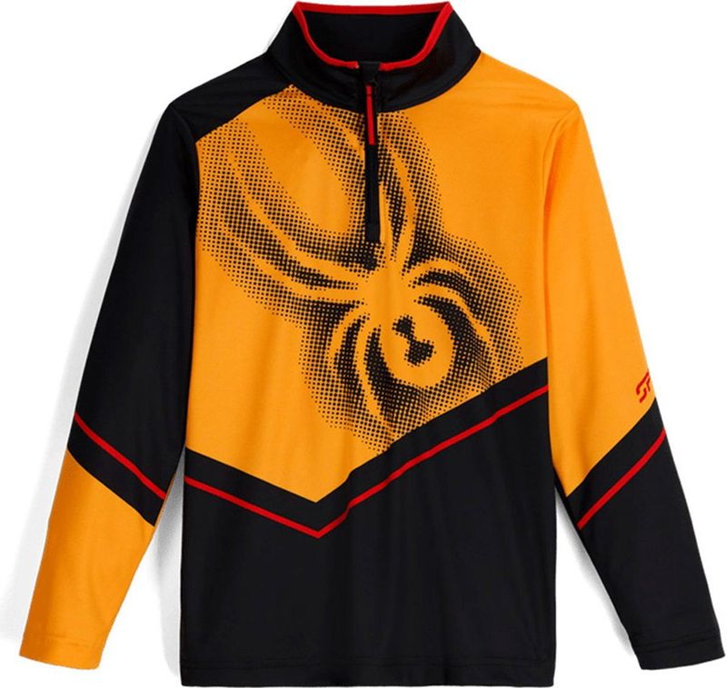 Spyder Ryder Sweatshirt Met Halve Rits Oranje 8 Years Jongens,Meisjes